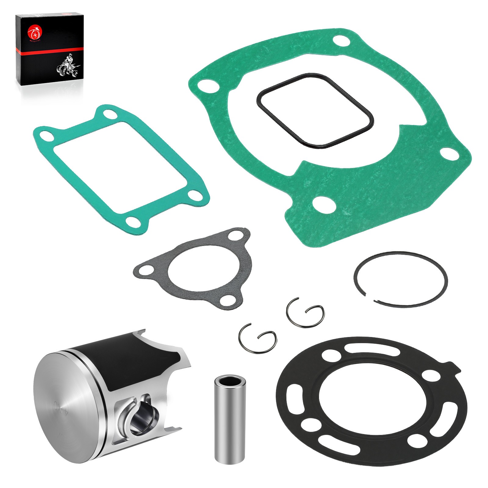 1992-2002 For Honda CR80R CR 80R 47mm Piston w/ Ring Gaskets Top End Rubuild Kit
