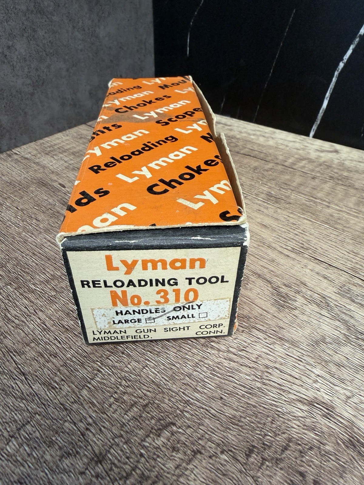 Vintage LYMAN 310 Reloading Tool Handles only w/Original Box Large