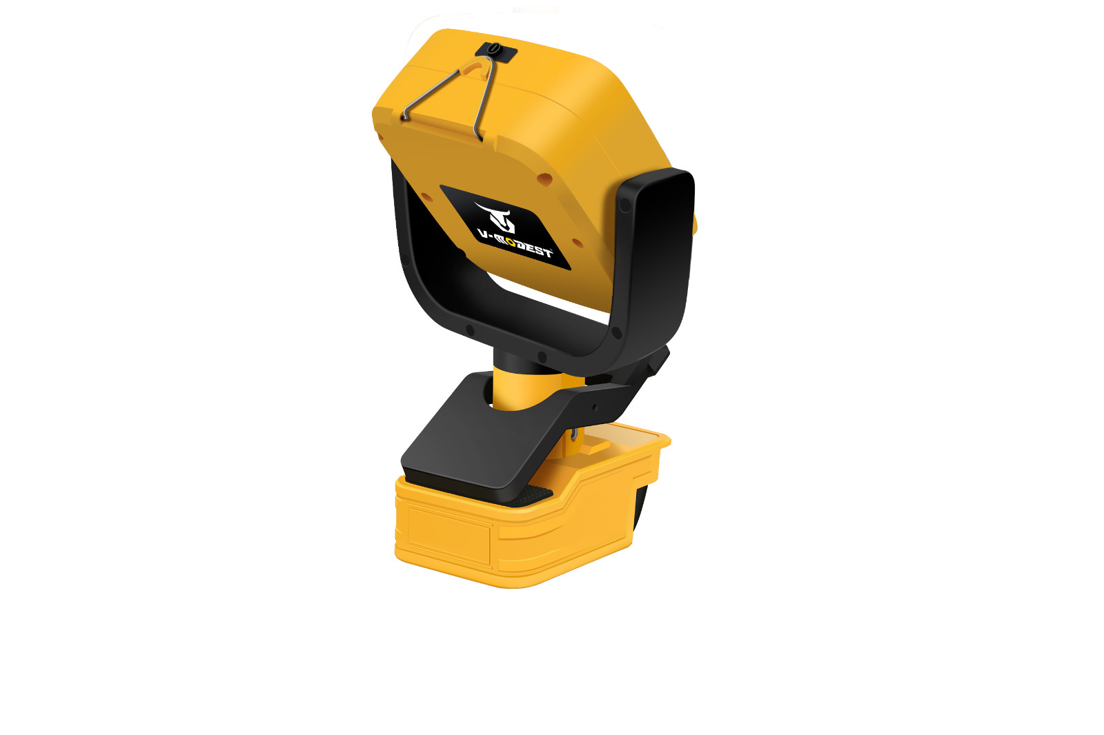 Cordless Led Work Light For Dewalt 20V Battery Portable Clamp Lamp Flashlight