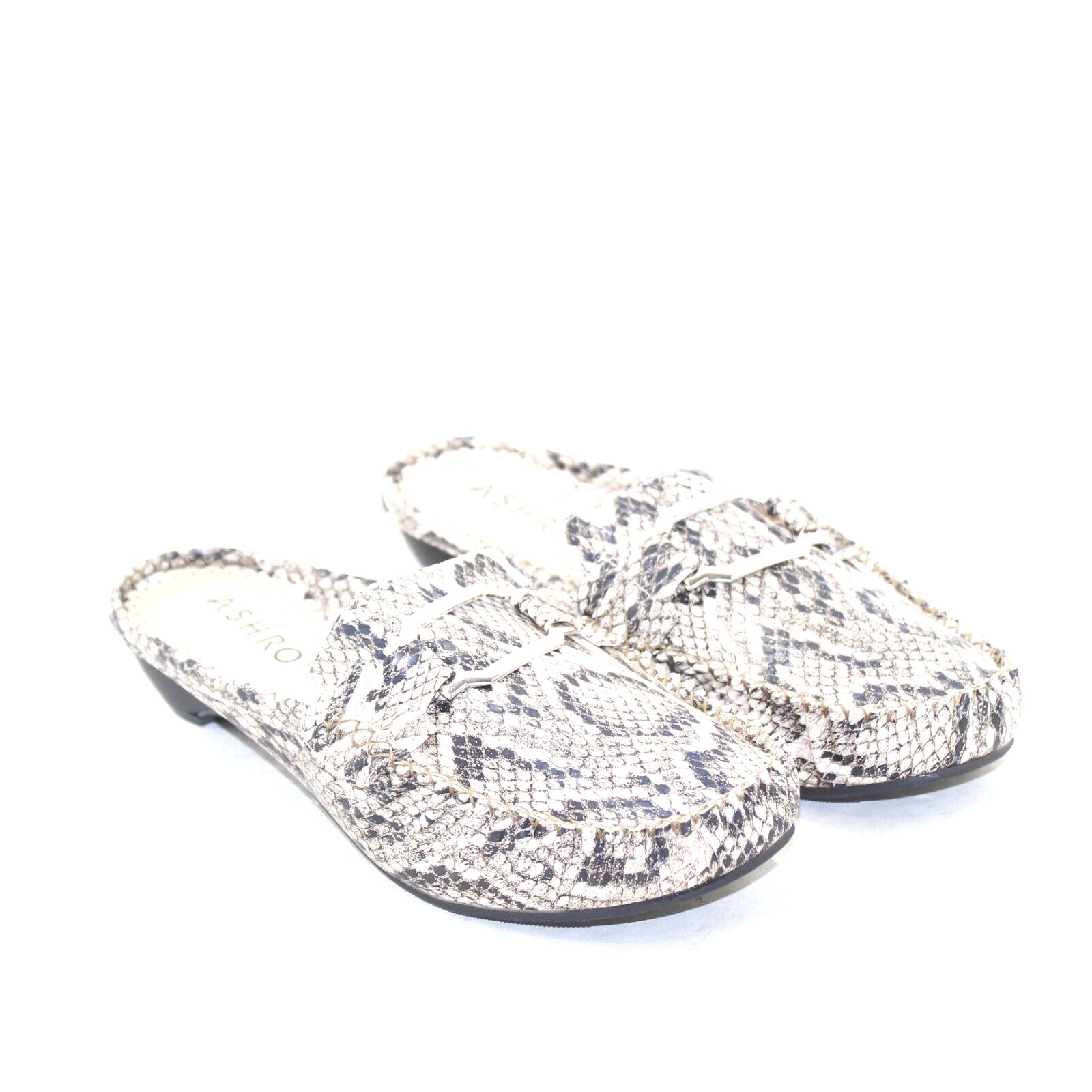 Ashro womens low back slip on dress shoe Multiple sizes Snakeskin pattern NEW