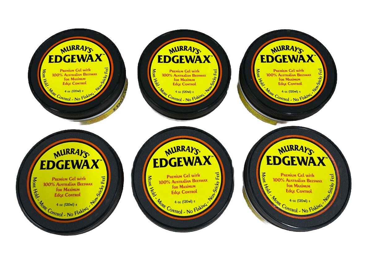 (6 PACK) Murray's EDGEWAX Premium Gel w/ Australian Beeswax 4 Oz