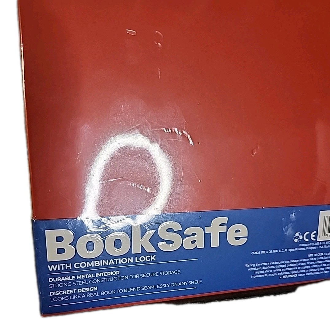 New MAUI Book Safe with Combination Lock for Discreet Storage