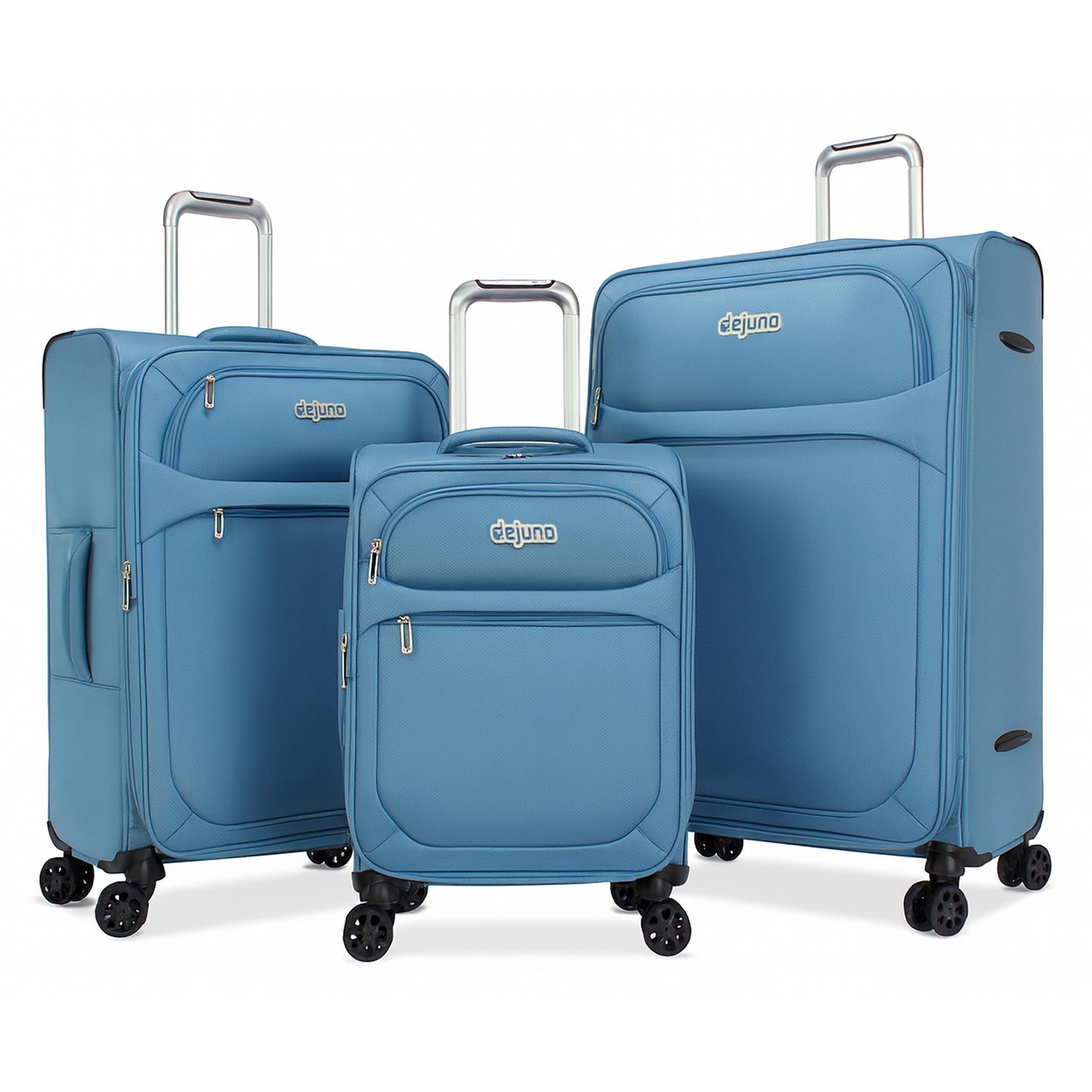 World Traveler Dejuno Cirrus 3-Piece Lightweight Expandable Spinner Luggage Set