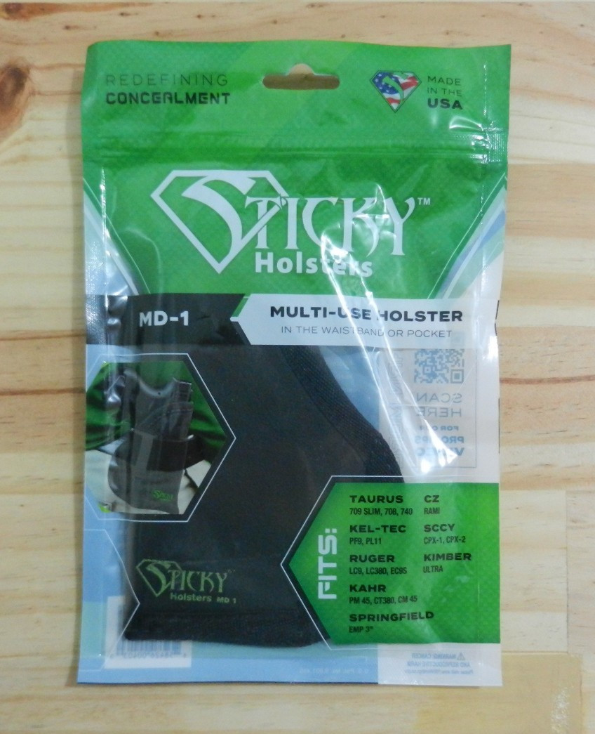 Sticky Holsters;  Medium;  For Small SA 9mm's up to 3.3" Barrels;  Ambi;  MD-1