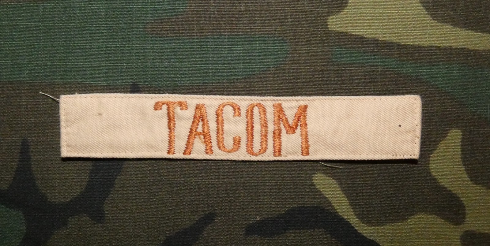 Desert Storm era Civilian Worn US Army TACOM Theater-Made Chest Tape