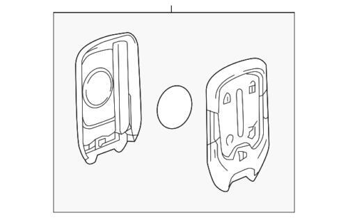 Genuine GM 2021-2024 Chevrolet Traverse LT LS Keyless Entry Transmitter 13530711