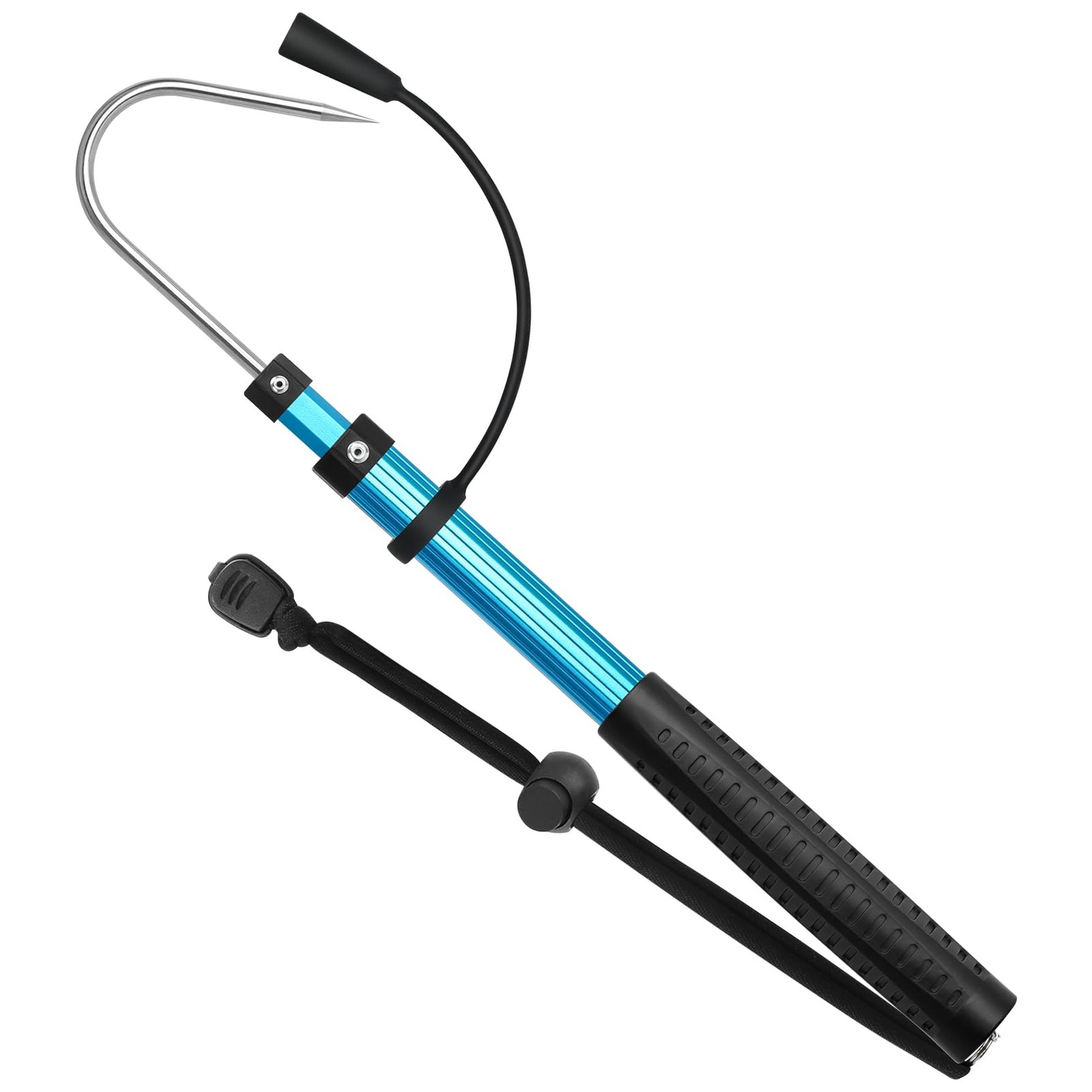 SANLIKE Telescopic Fishing Medium, Aluminium Alloy-11.4-24inch(Blue)