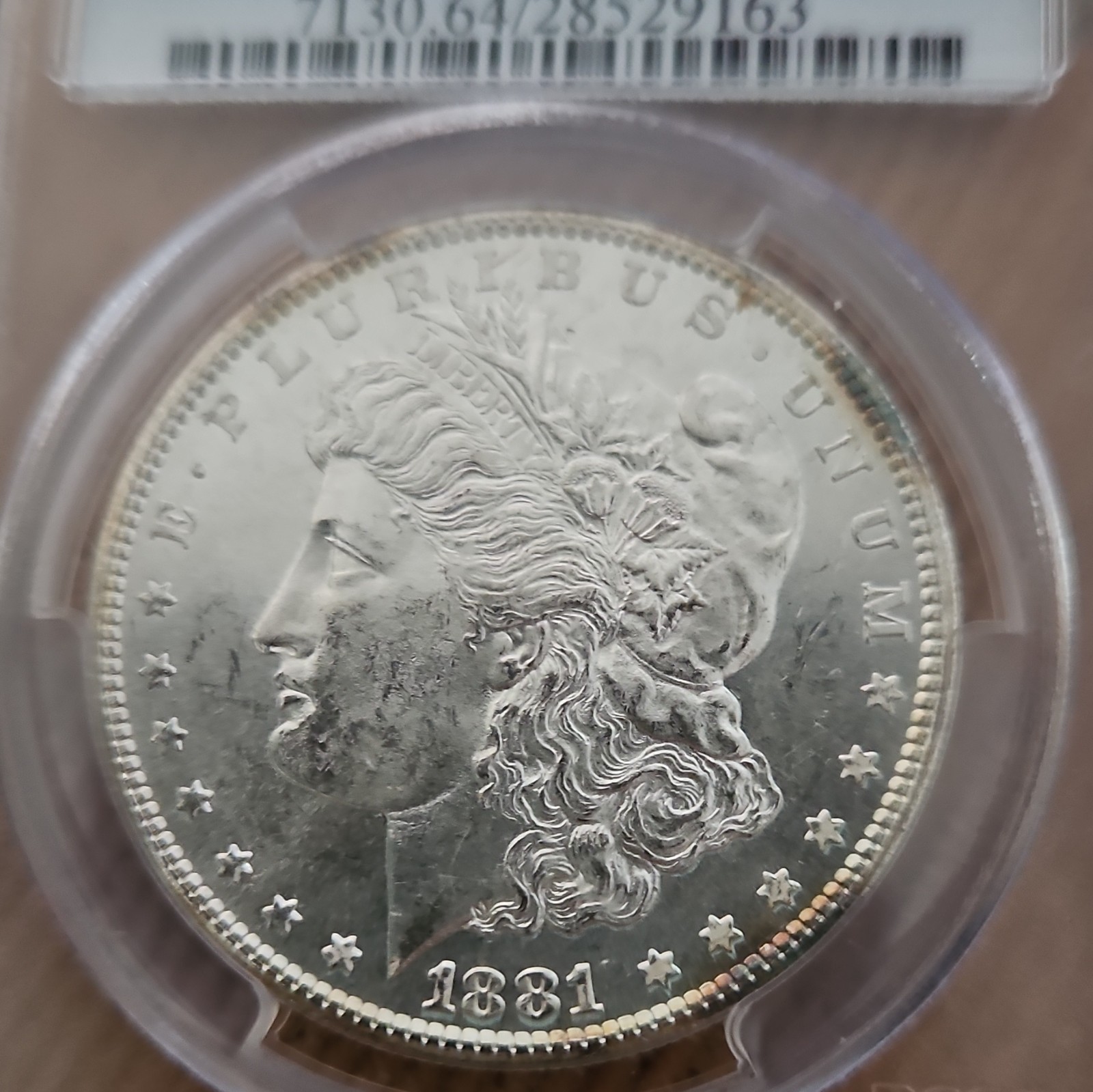 1881-S Morgan Silver Dollar $1 San Francisco Business Strike 90% Silver KM#110