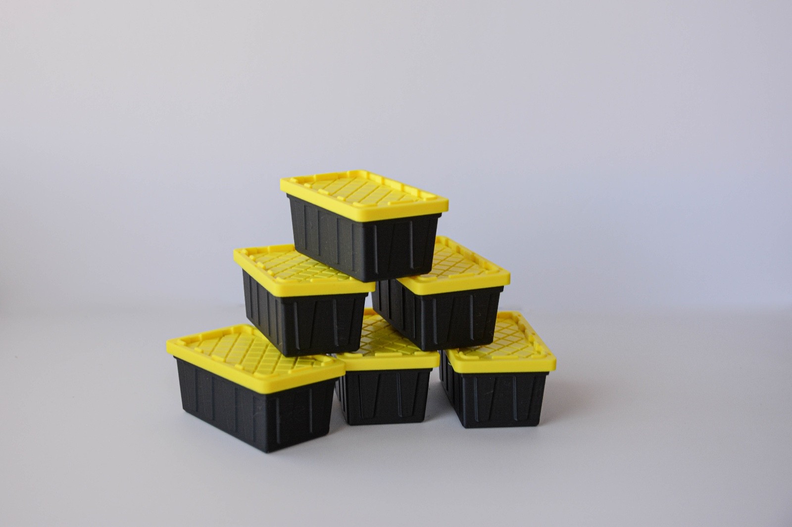 Mini Storage Tote *CUSTOM COLOR* with Snap-On Lid | 3D Printed Colored Mini Bin