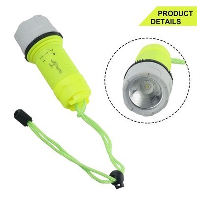 Waterproof Strong Light LED Torch Scuba Diving Underwater Flashlight Torch Lamp