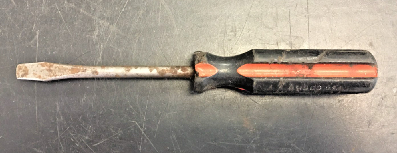 Amsco Flat Head Screwdriver, USA