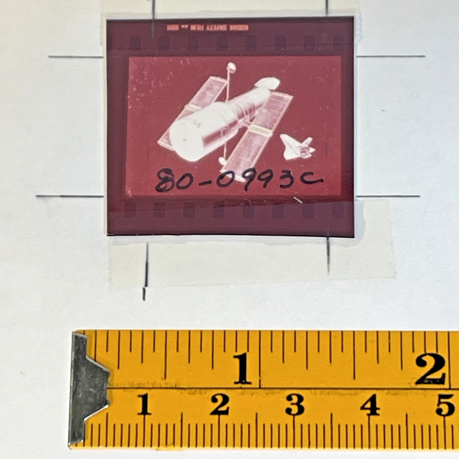 Vintage 1980 NASA Hubble Space Telescope Concept Art Paste Up 80-0993C Shuttle