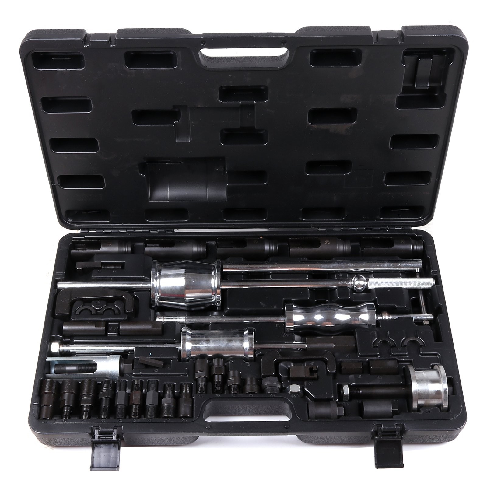 Complete Sets Auto Truck Diesel Injector Extractor Slide Hammer Puller Adaptor