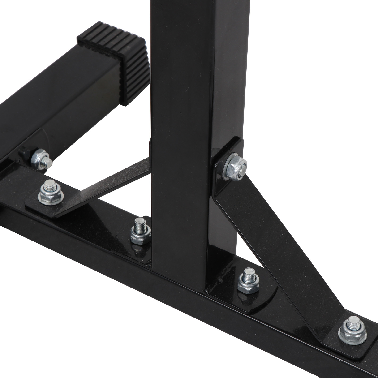 2pcs Adjustable Rack Standard Solid Steel Squat Stands Barbell Press Bench