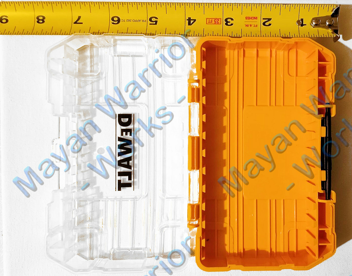 New DEWALT Tough insert Bit Storage Case Organizer Stackable & Interlocking