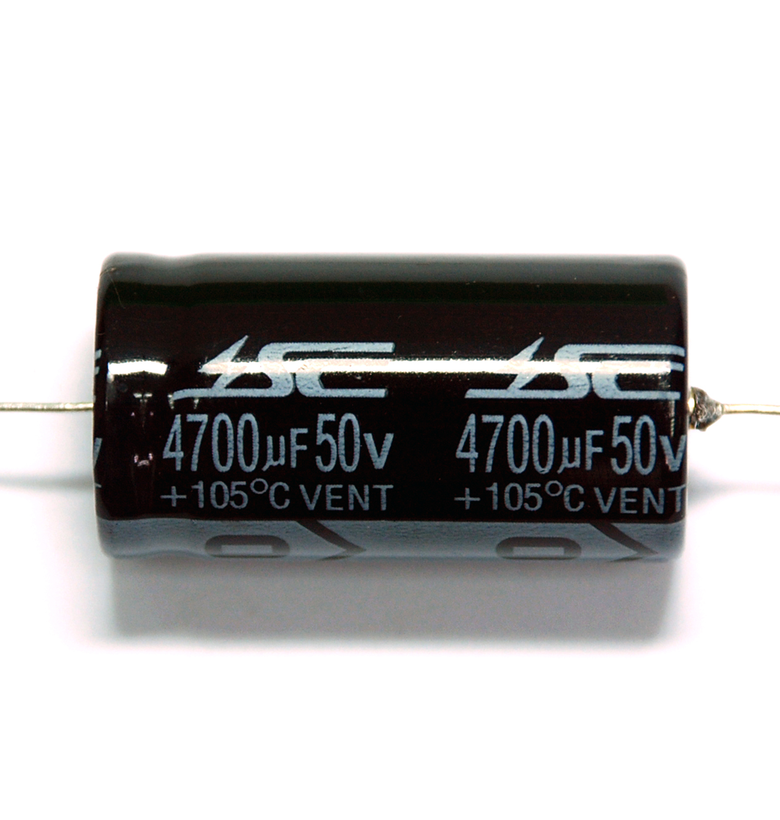 5pc Electrolytic Capacitor GHA 4700uF 50V 105℃ 2000hrs φ22x42mm Axial RoHS SC