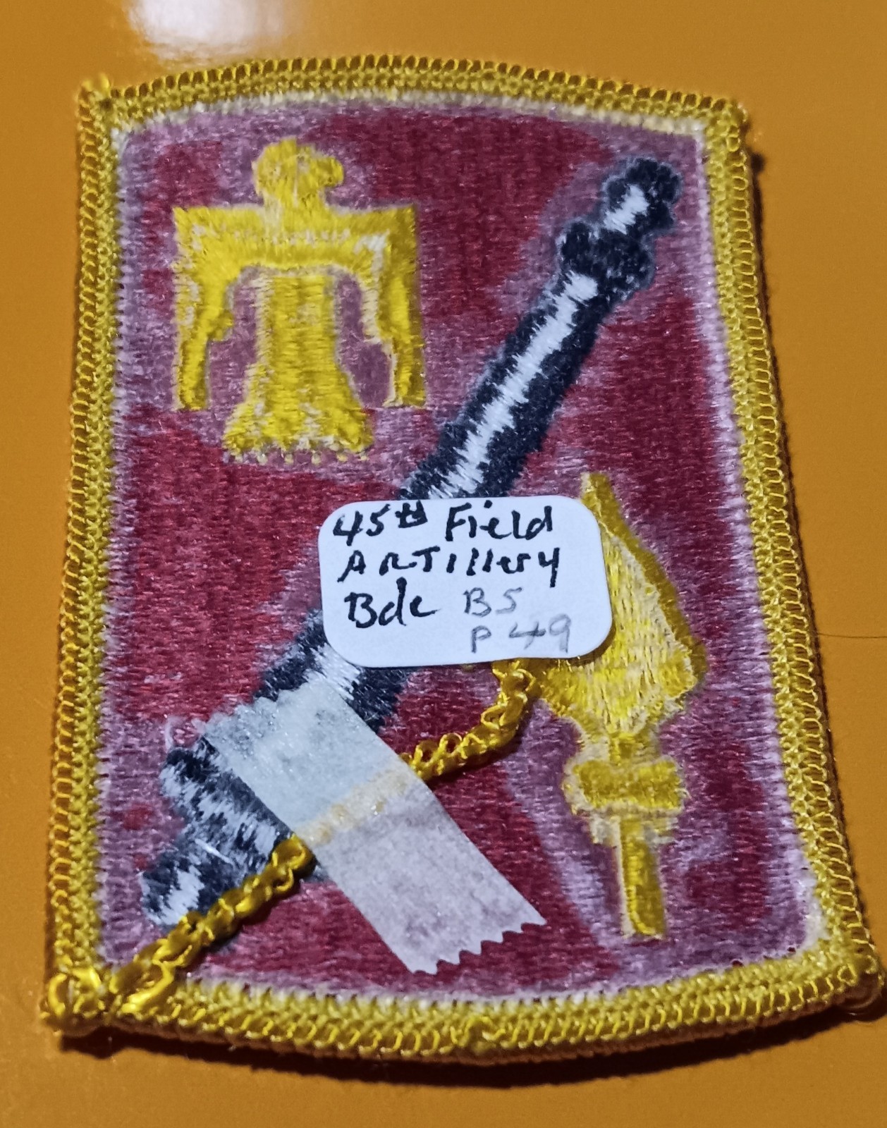 US ARMY 45TH FIELD ARTILLERY BRIGADE CLASS A PATCH - FULL COLOR ...151