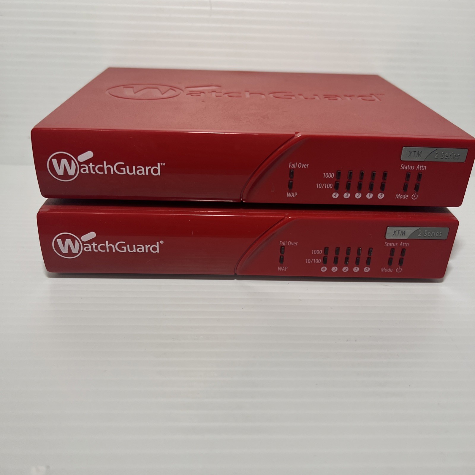 Lot of 2 WatchGuard XTM 2 Series Model# FS1E5 -No Power Cables-Not Tested