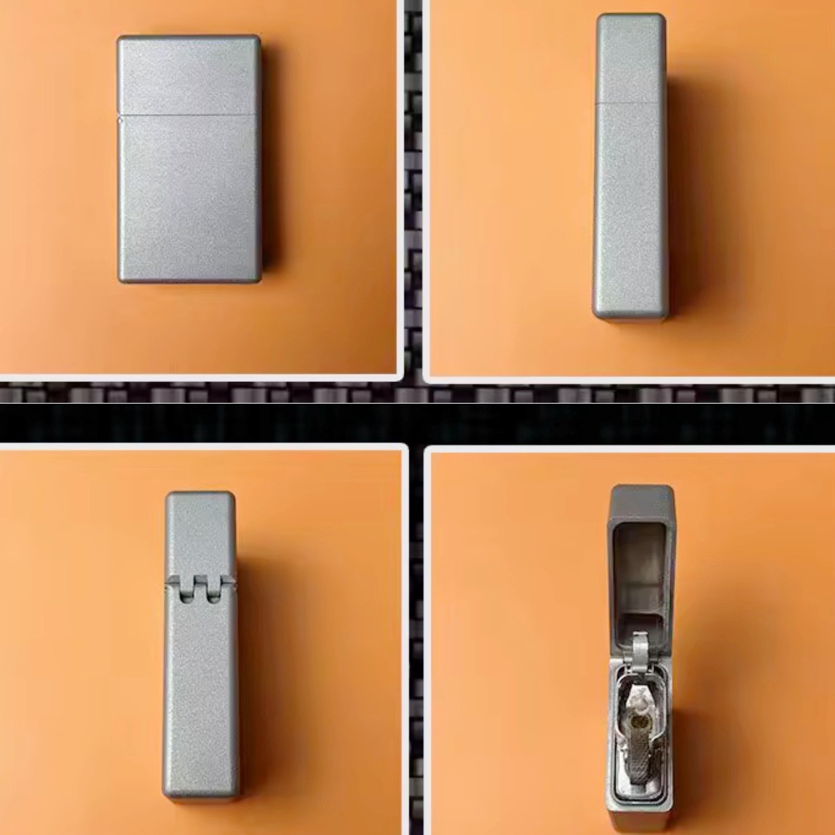 ZORRO 538 Narrow Titanium Armor Kerosene Lighter 3/5 Hinge