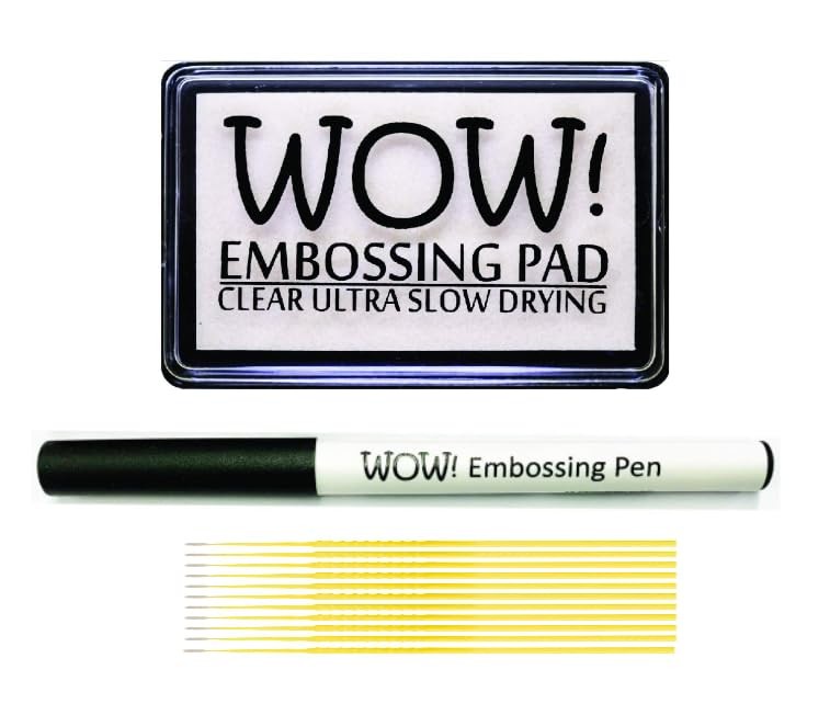 Wow! Embossing Pad and Pen Bundle - Wow! Clear Embossing Ink Pad Ultra Slow