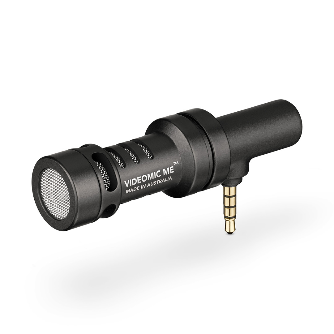 Rode VideoMic Me Compact Microphone with Rode WS9 Gray Windshield