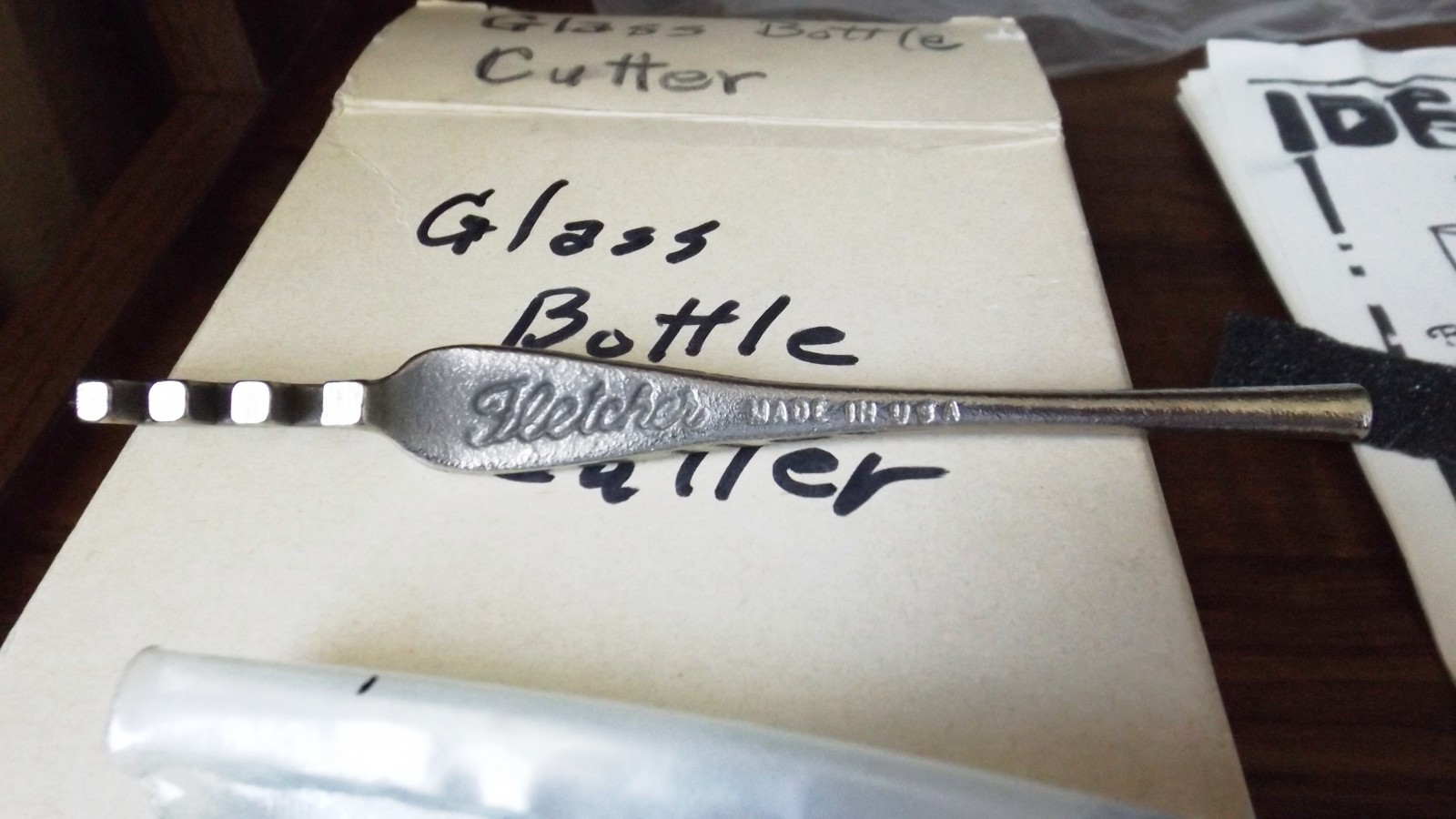 Vintage Glass Bottle Cutter (#EV2061)