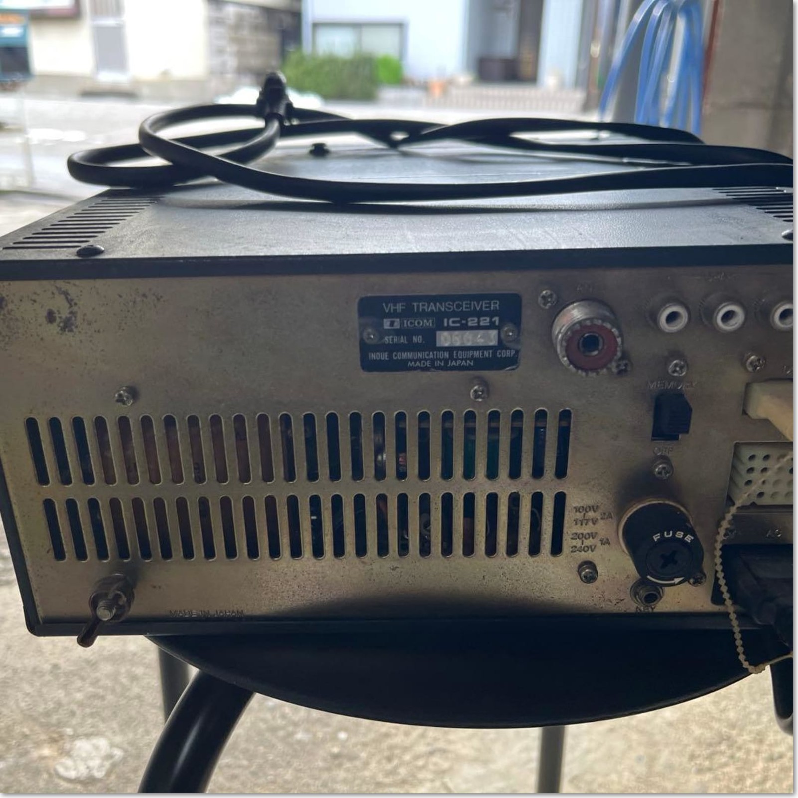 ICOM IC-221 Used Junk Condition Untested Electronics