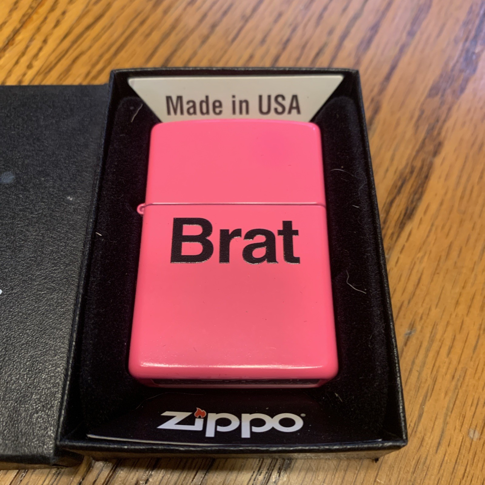 Zippo Brat Neon Pink 29405