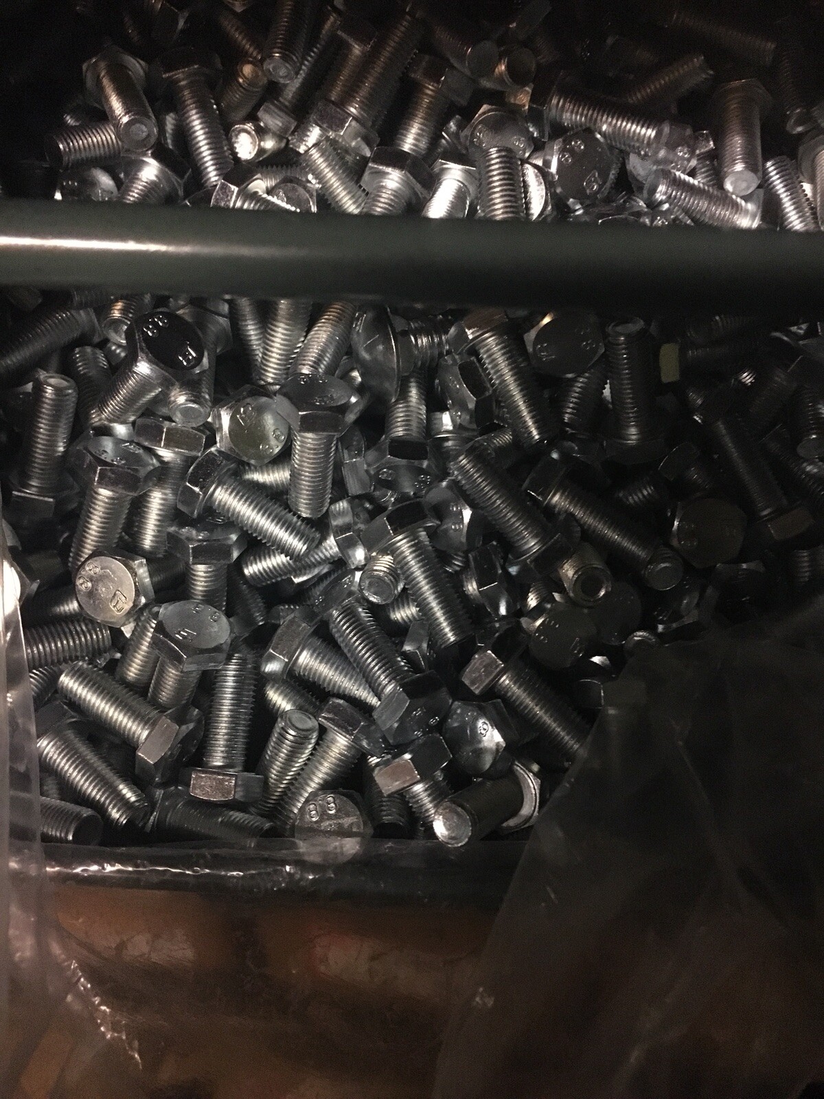 M8  8 mm x 1.25 x 16 mm Metric Bolts Hex Head Zinc Germany