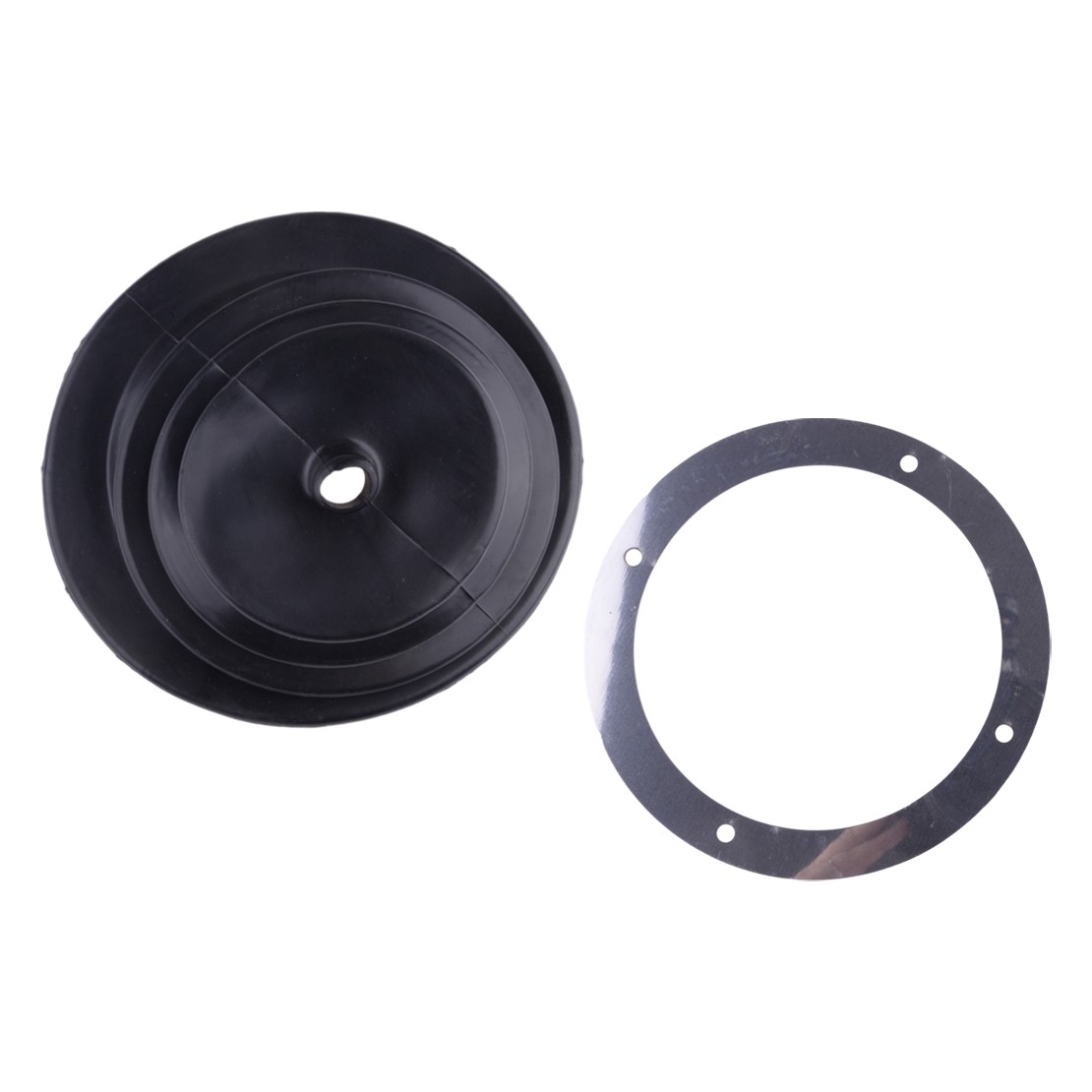 Universal Car Gear Shifter Boot & 5.25" Plate Ring