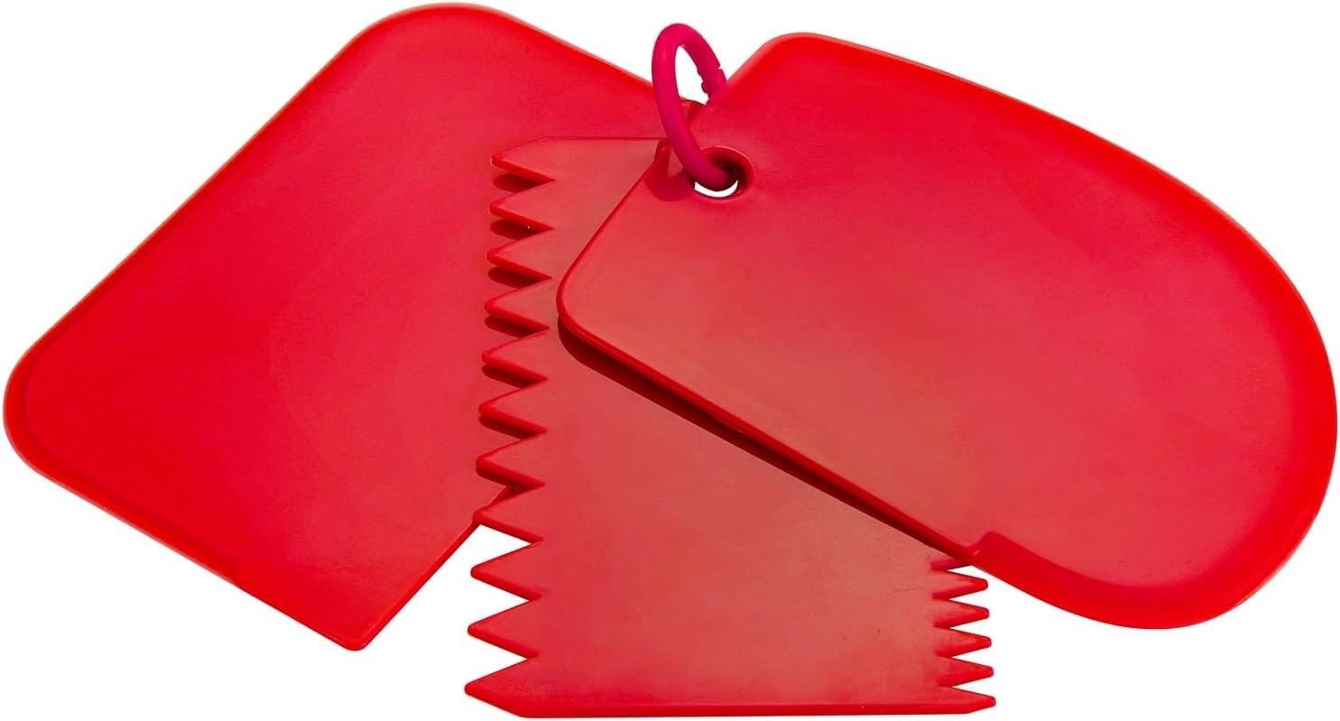 Comprehensive 3-Piece Plastic Squeegee Set - Ultimate for Caulking and Repair