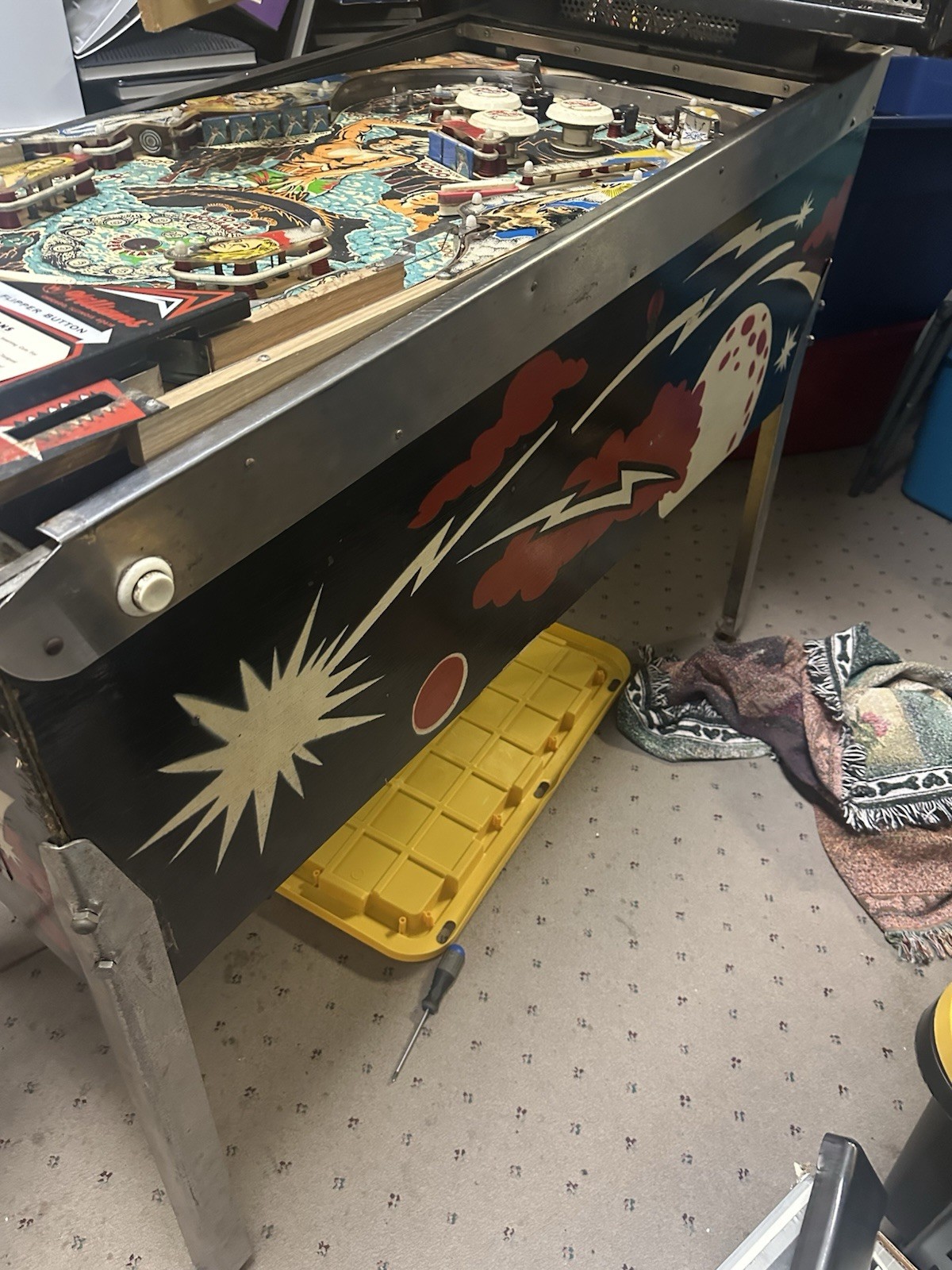 1978 Williams Flash Pinball Machine - Non Working