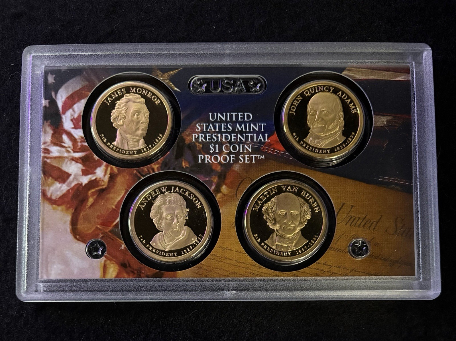 2008 US Mint Presidential $1 Coin Proof Set, Uncirculated