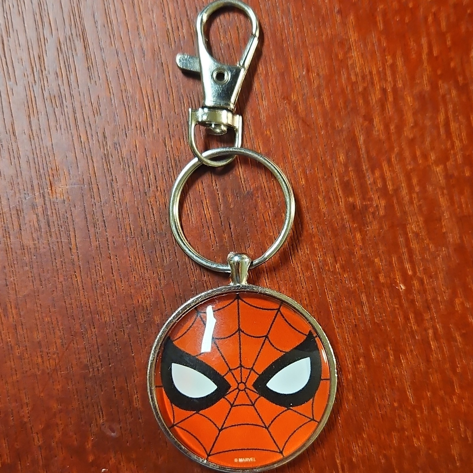 Spider-Man Metal Keychain Superhero Detachable Keyring Carabiner Clip