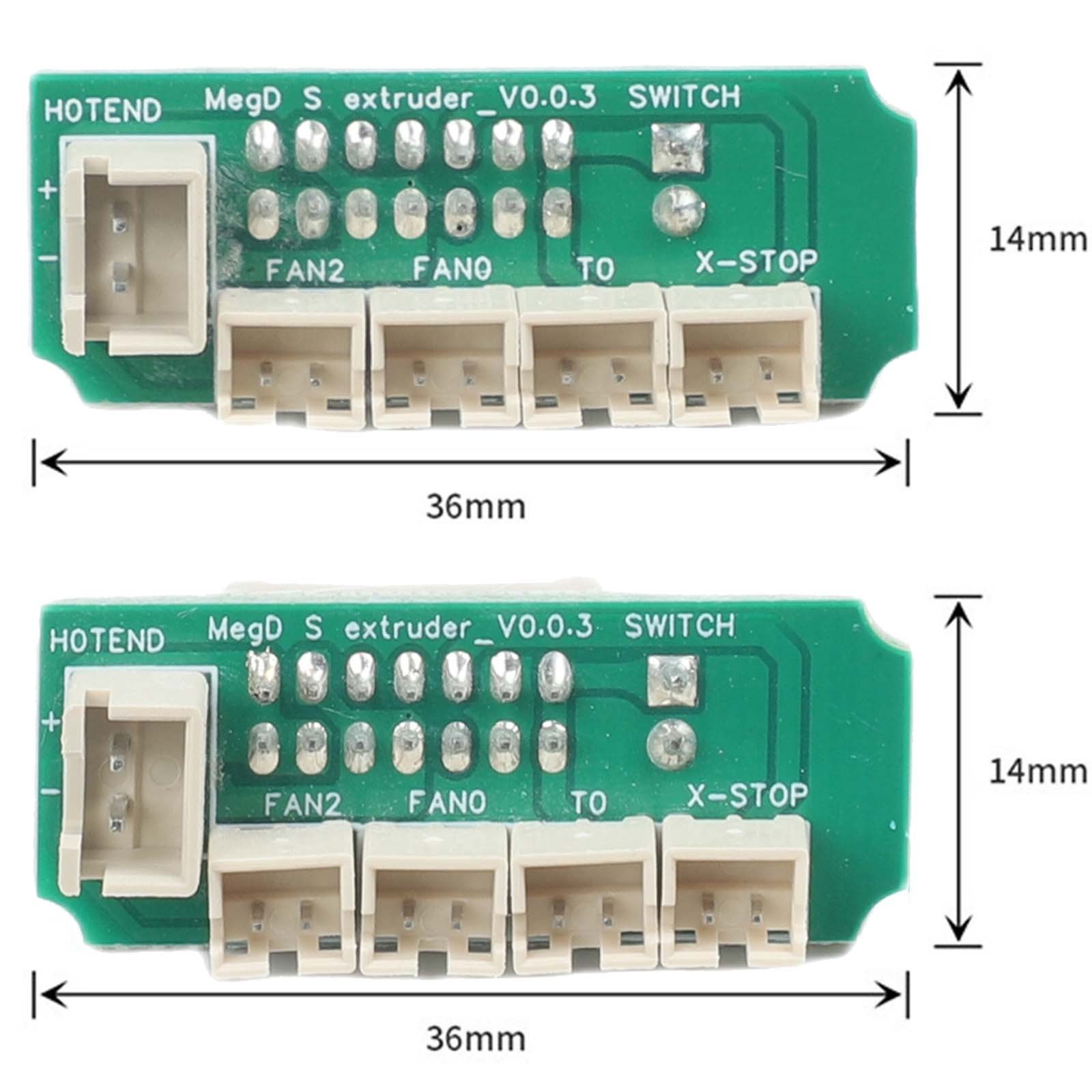 Extruder Repair Extruder PCB Auto-leveling Board Four for ph2.0 2P Connectors
