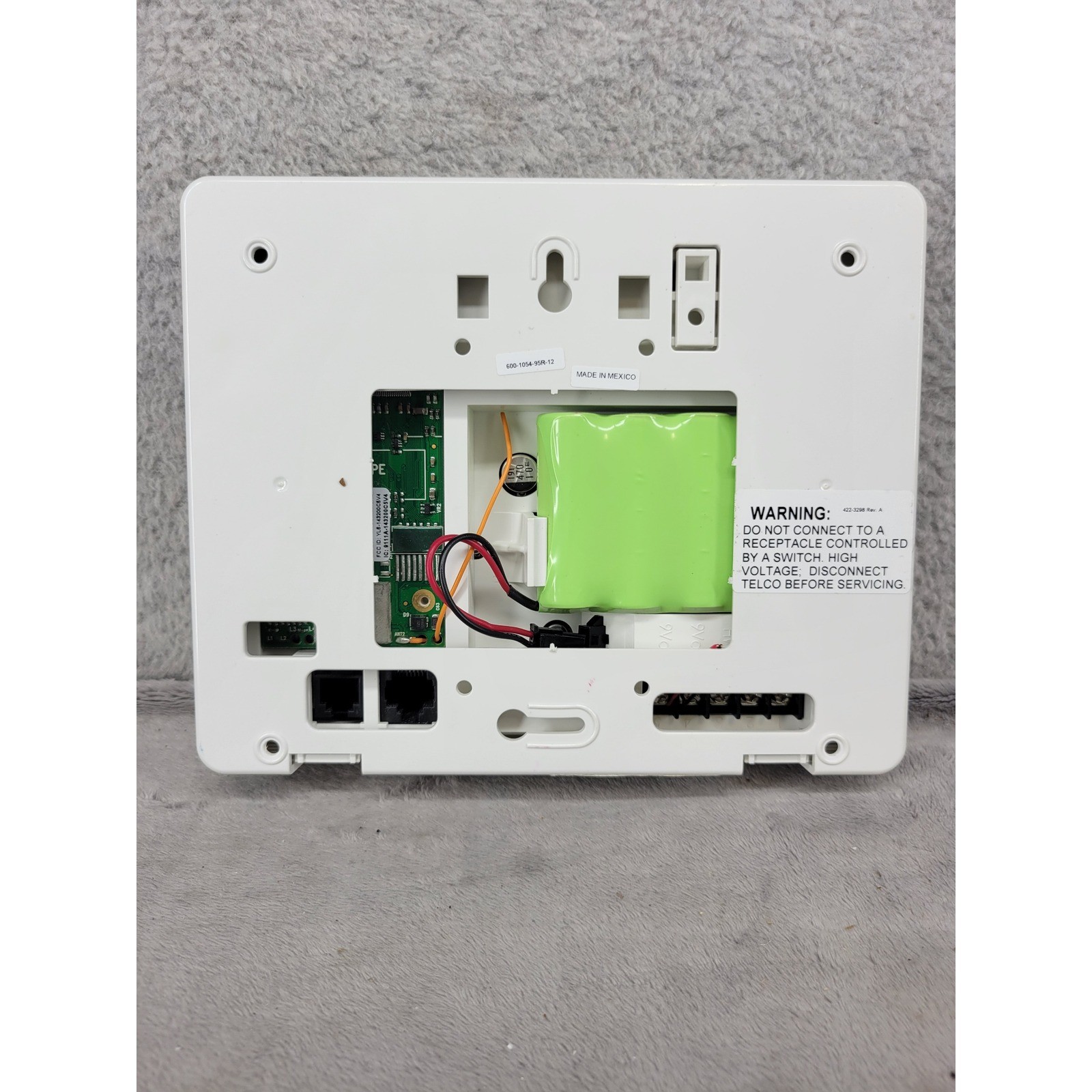 GE Simon XTi Wireless Security Control Panel 600-1054-95R-12 White Touchscreen
