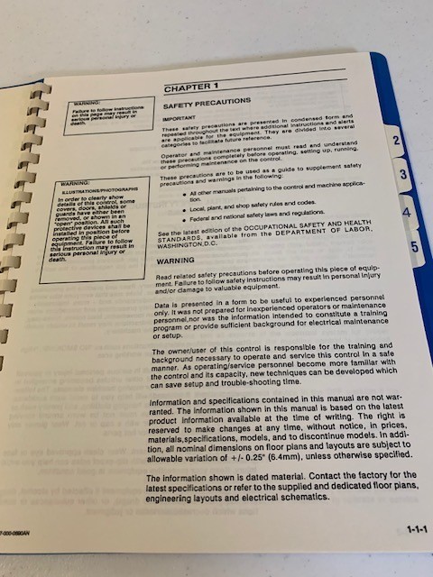 Cincinnati Milacron Acramatic 850SX Serial Data Interface Application Manual