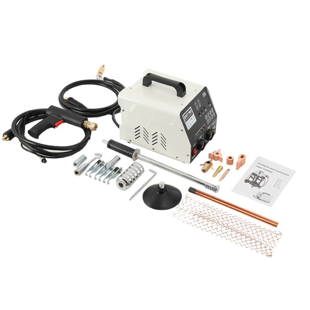 3800A Dent Puller Machine Spot Welder Auto Car Body Dent Puller Repair Kit 110V