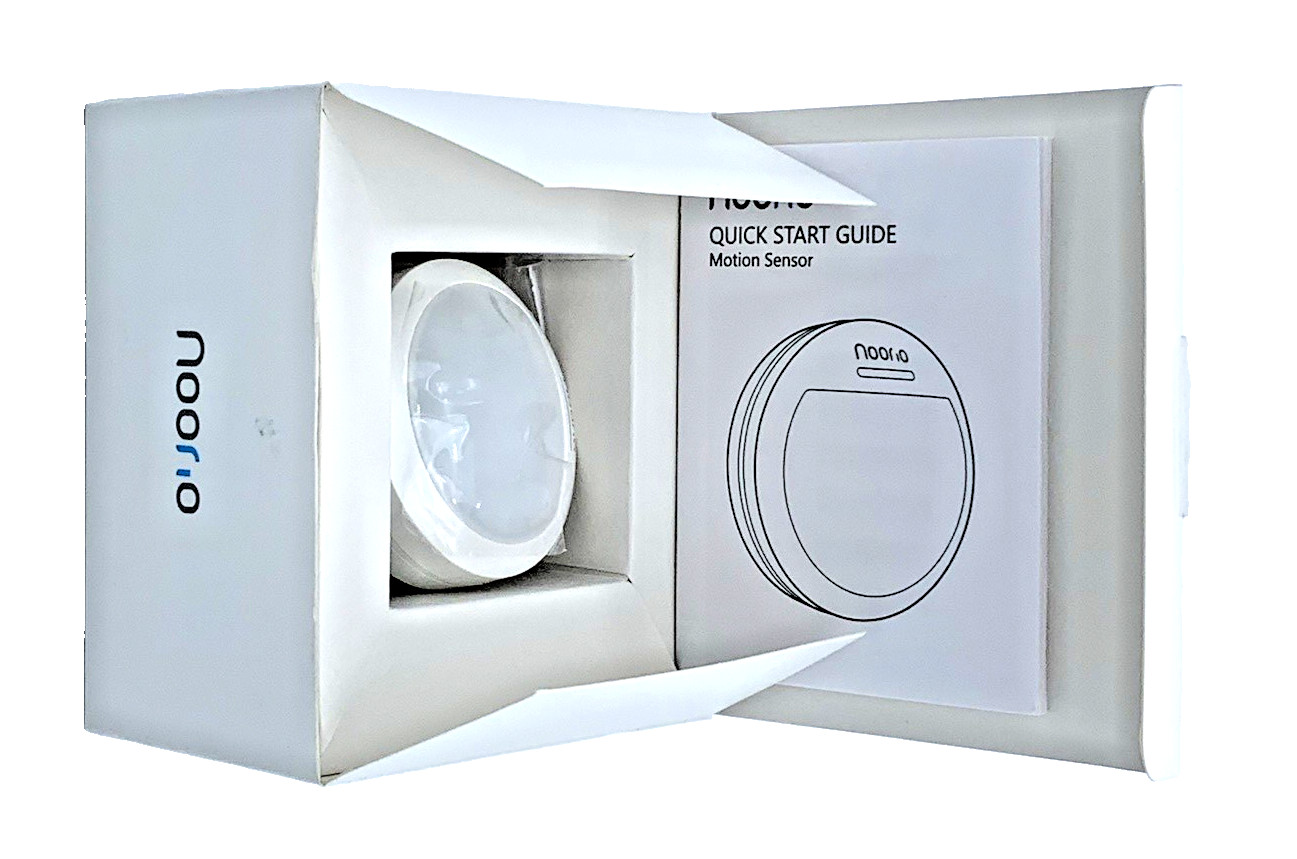 Noorio Home Security Motion Sensor Accurate Alerts White Requires Hub New In Box
