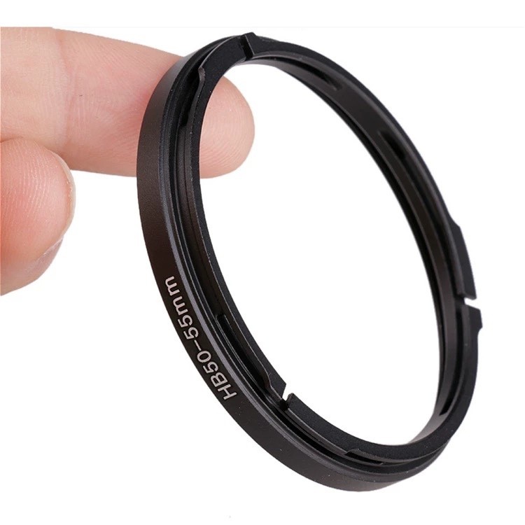 B50-55mm Filter Adapter Ring for Hasselblad B50 Bay Mount to 55mm Filter Access