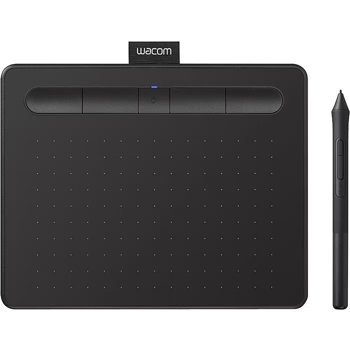 Open Box Wacom Intuos Bluetooth Graphic Drawing Tablet Black w/ Pen G7