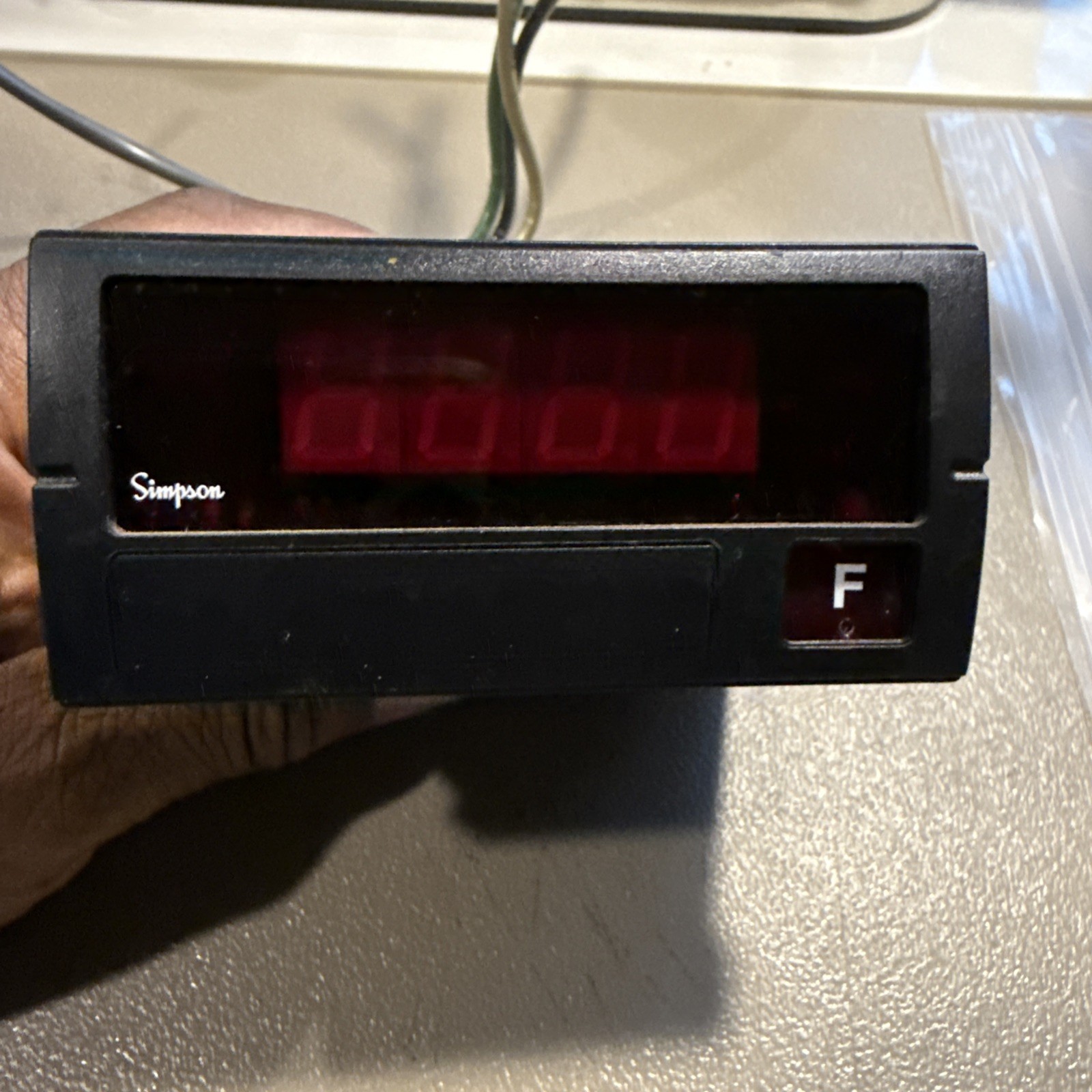 Simpson 2T884 Panel Meter Switch For Mud Tank Level