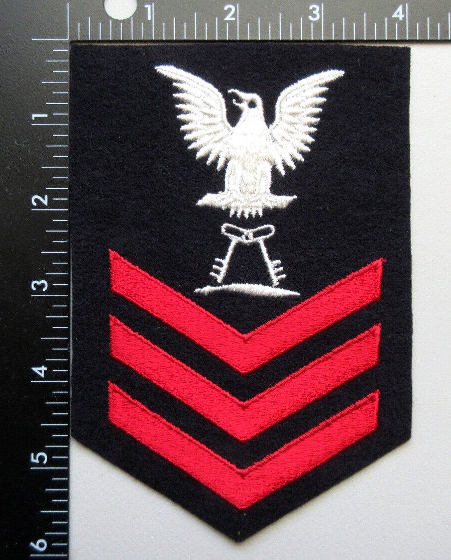 ⭐U.S. NAVY 1ST CLASS PETTY OFFICER COMMISSARY STEWARD RANK RATE MILITARY PATCH