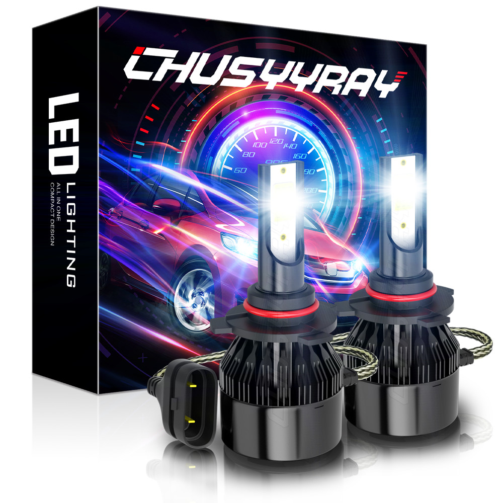 Fit Kia Forte 2022-2023 2PCS 9005 Front LED Headlight Bulbs High/Low Beam white