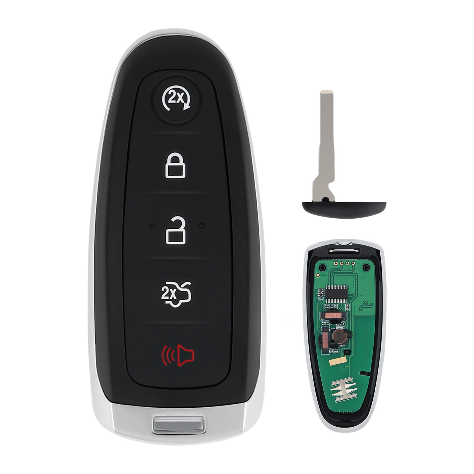 M3N5WY8609 315Mhz Car Key Fob Remote Fit for Ford/Lincoln + ID46 Chip, H75 Blade