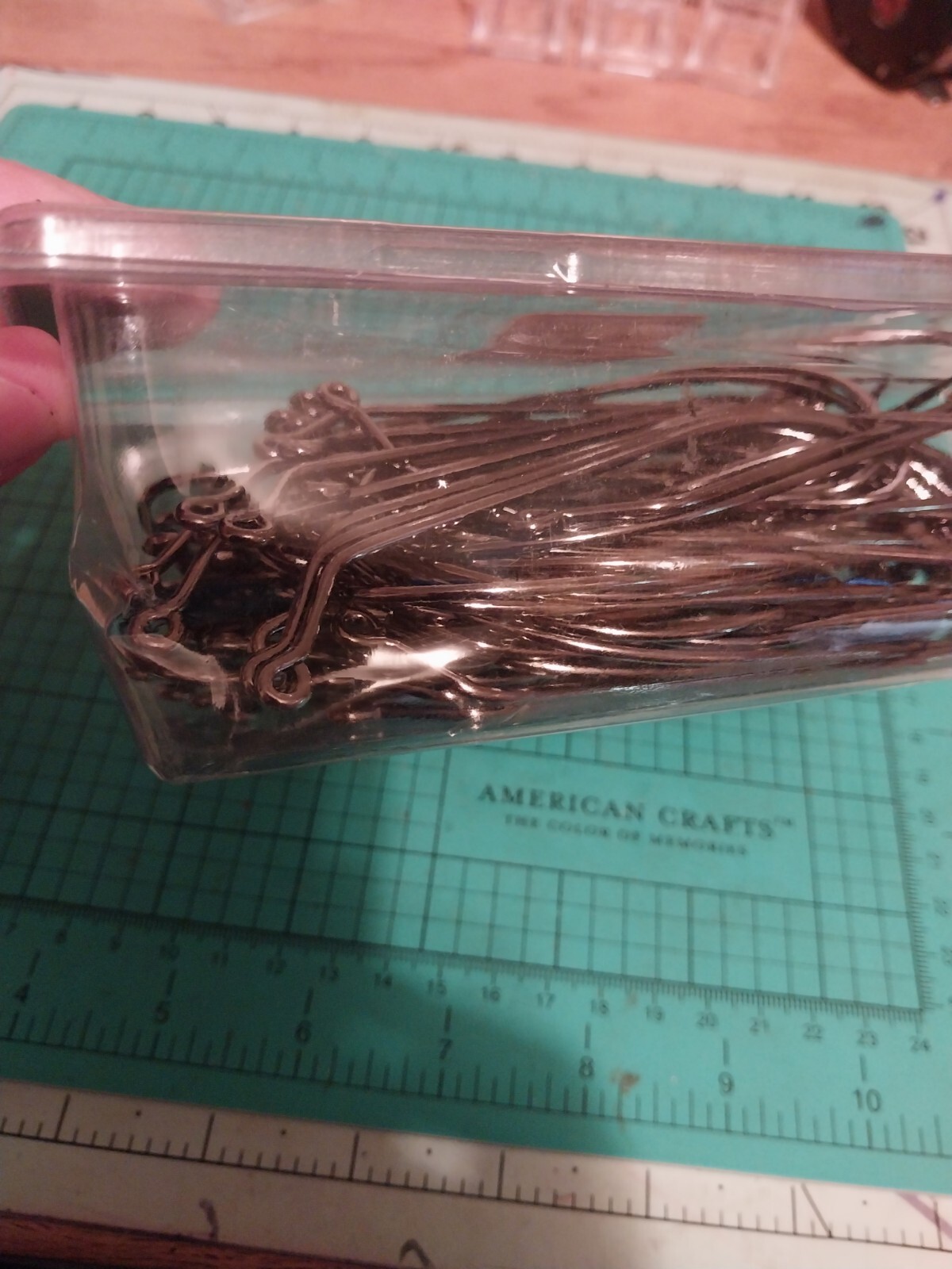 Nos Worm Jig Hooks 50 Hooks Nib 12/0 Nice New