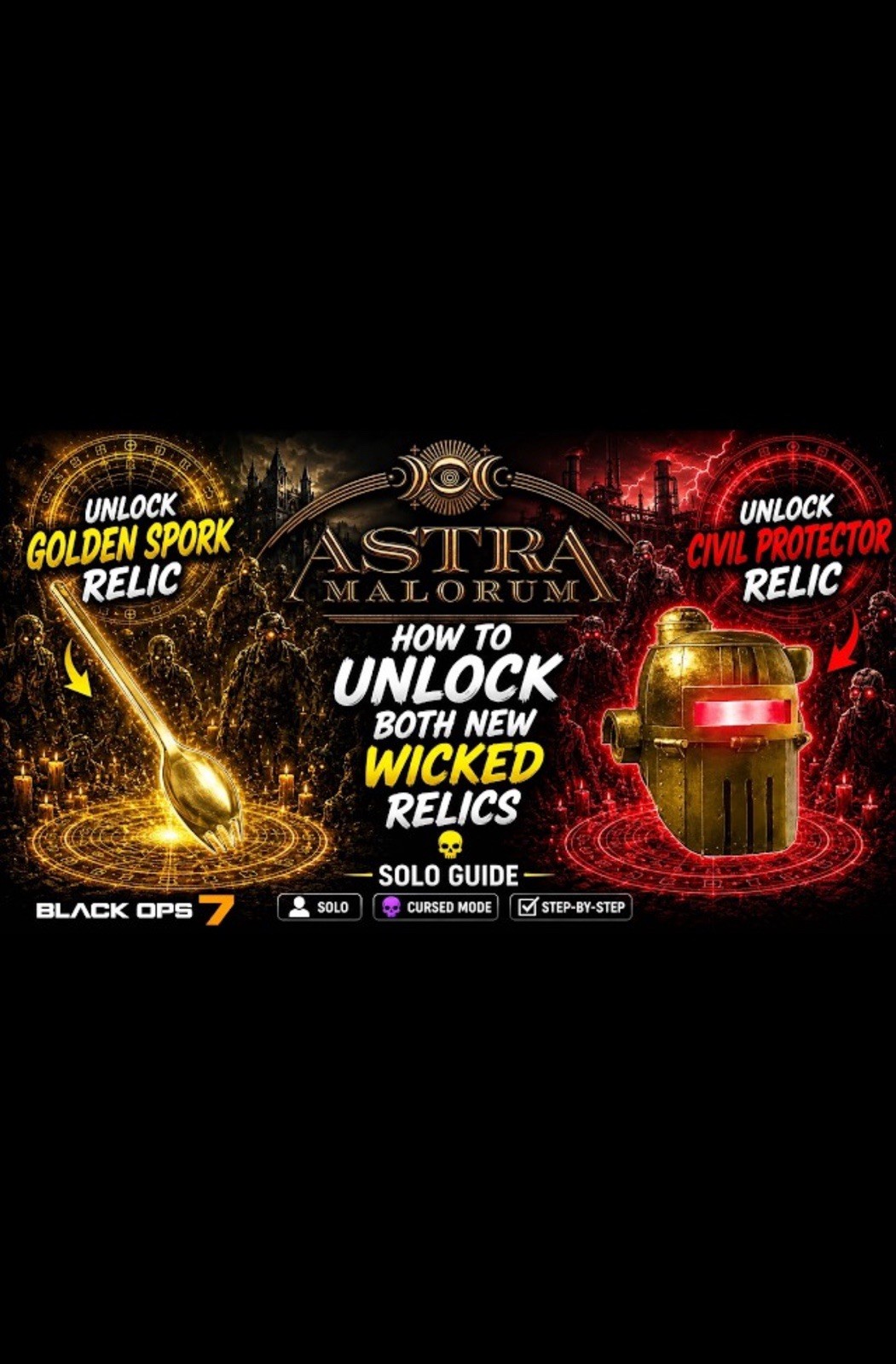 Astra Malorum BOTH Civil Head & Spork Relic CARRY SERVICE Black Ops 7 Zombies