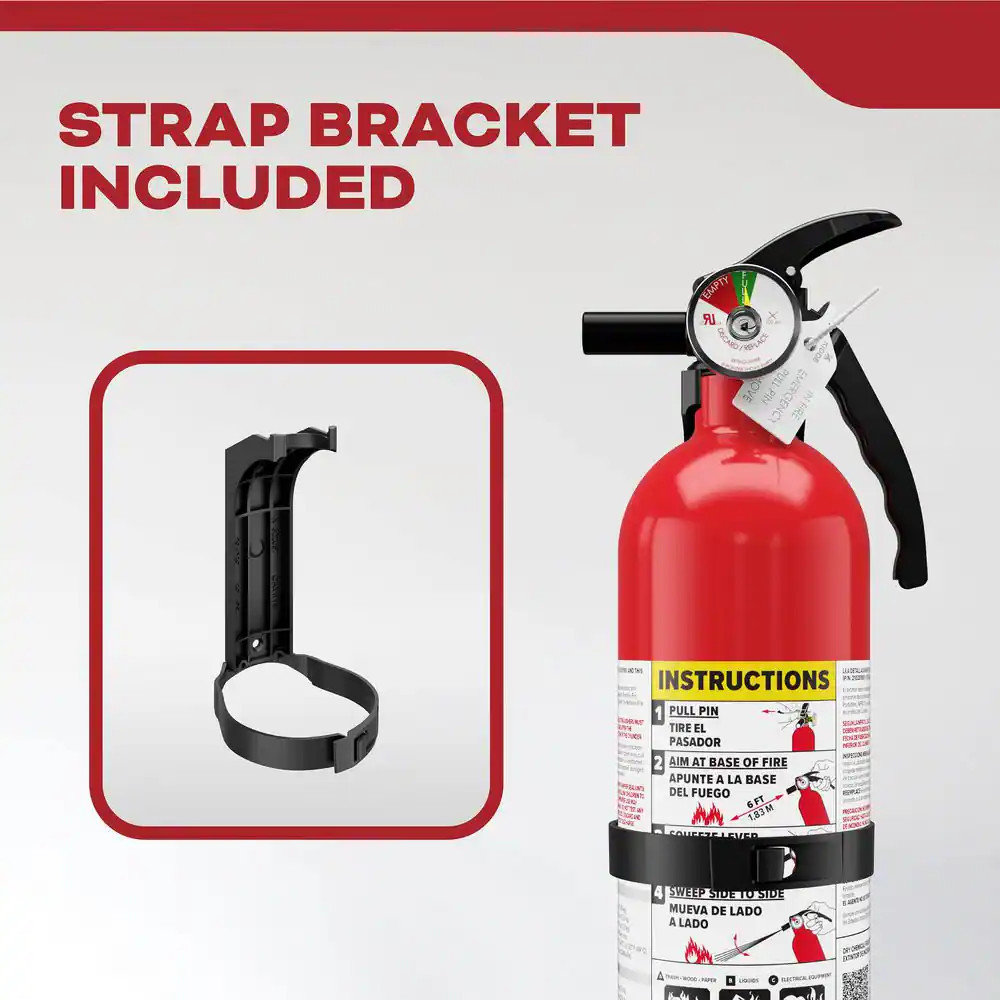 Home 1-A:10-B:C Class ABC 2.5 Lb. Fire Extinguisher 2-Pack, FA110G
