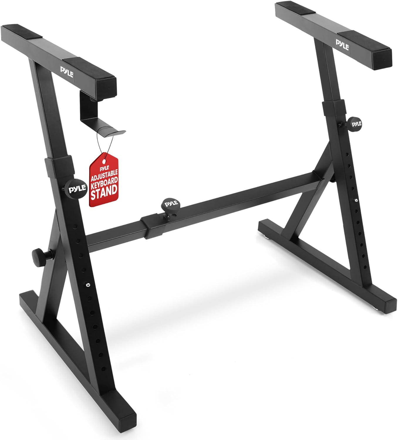 Heavy Duty Folding Keyboard Sturdy Reinforced Z Design W/Adjustable Width & Heig