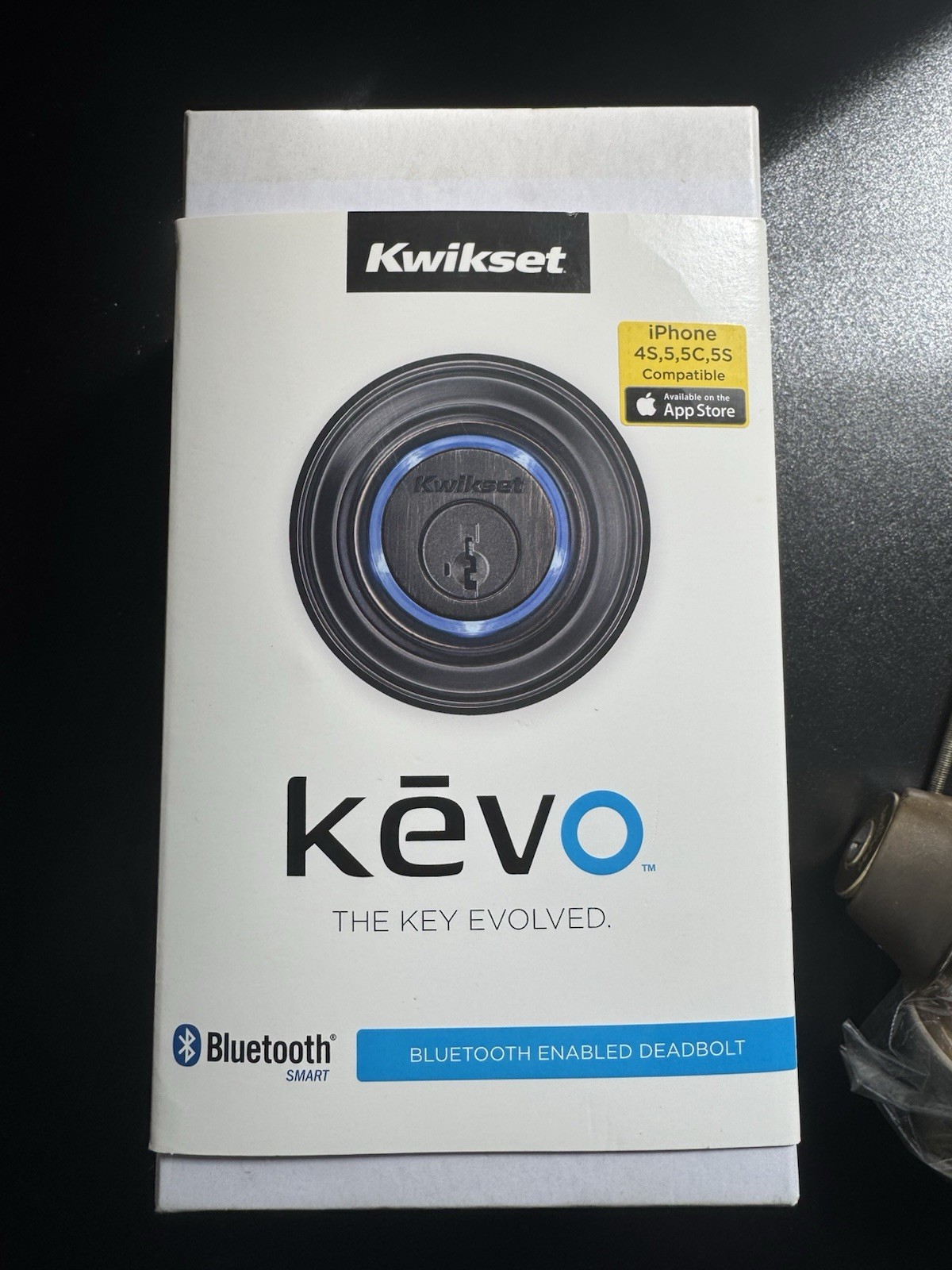 Kwikset Kevo Bluetooth Smart Deadbolt Lock Venetian Bronze with WiFi Bridge